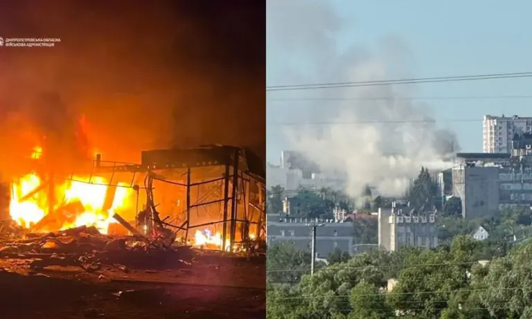 Россия ударила по АЗС на Днепропетровщине, Украина — по производителю приборов для ракет в Пензе