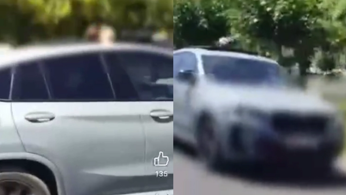 В Кишинёве оштрафовали водителя, позволившего детям вылезти в люк на ходу