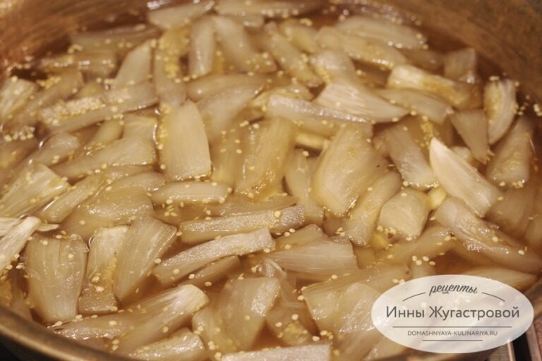 Варенье из баклажанов с орехами