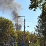 В Кишинёве загорелось здание на центральном рынке