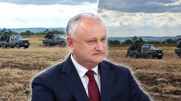 Додон потребовал объяснить появление военных в Окницком районе: что ответило Минобороны