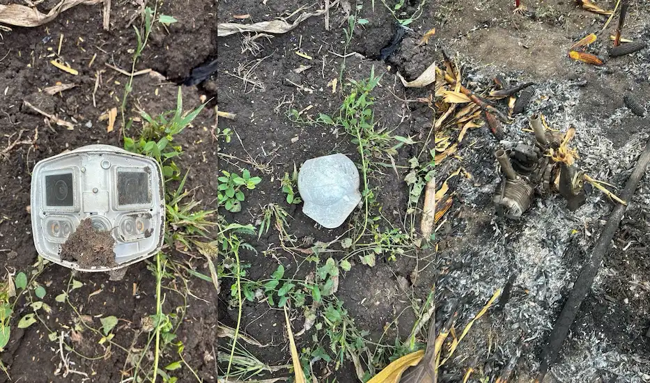 обломки герберы во флорешстком районе