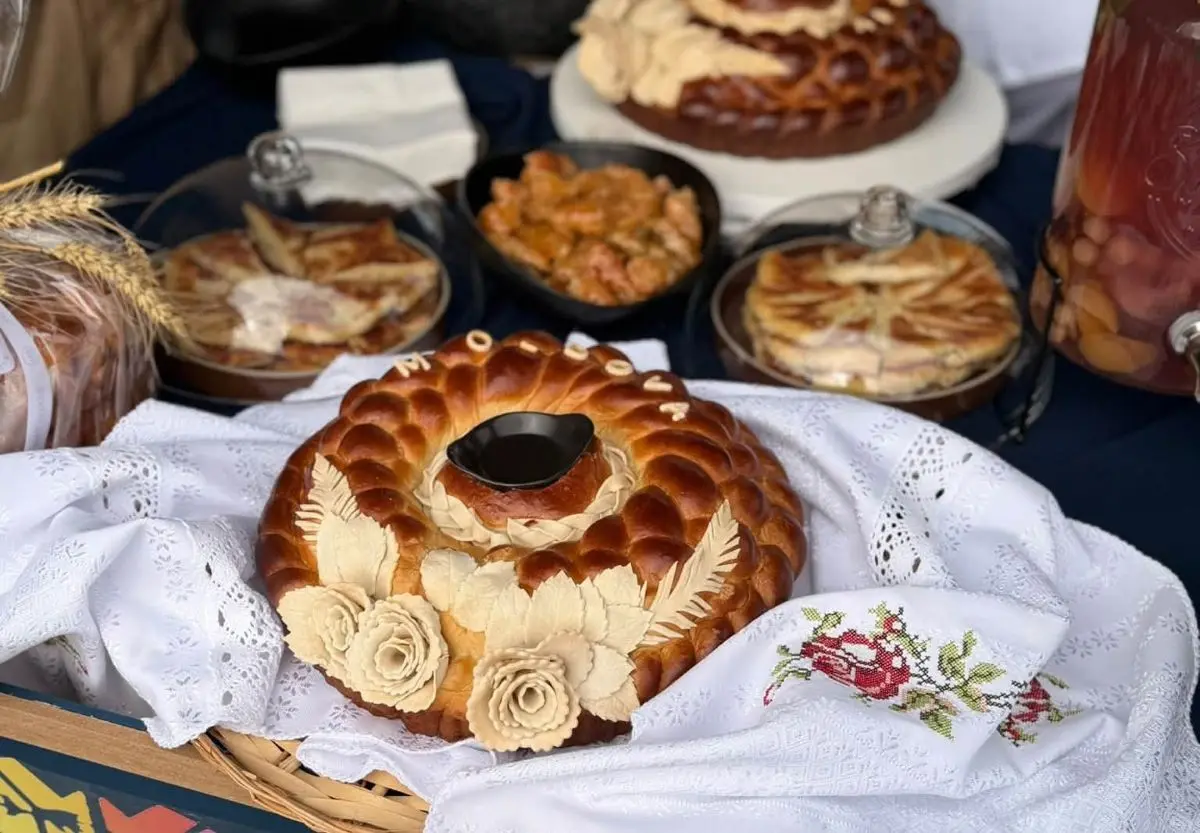 Молдавская выпечка на фестивале Village International de la Gastronomie в Париже.