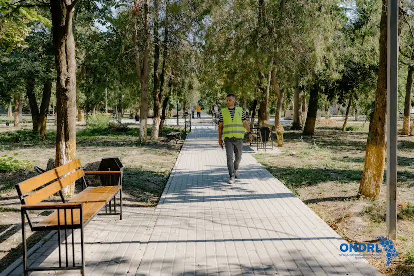 В Твардице восстановили парк по программе «Европейское село»