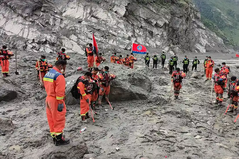 сель в китае