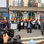Чебан, Костюк и социалисты: оппозиция вышла к НАРЭ на протест против подорожания газа и отопления
