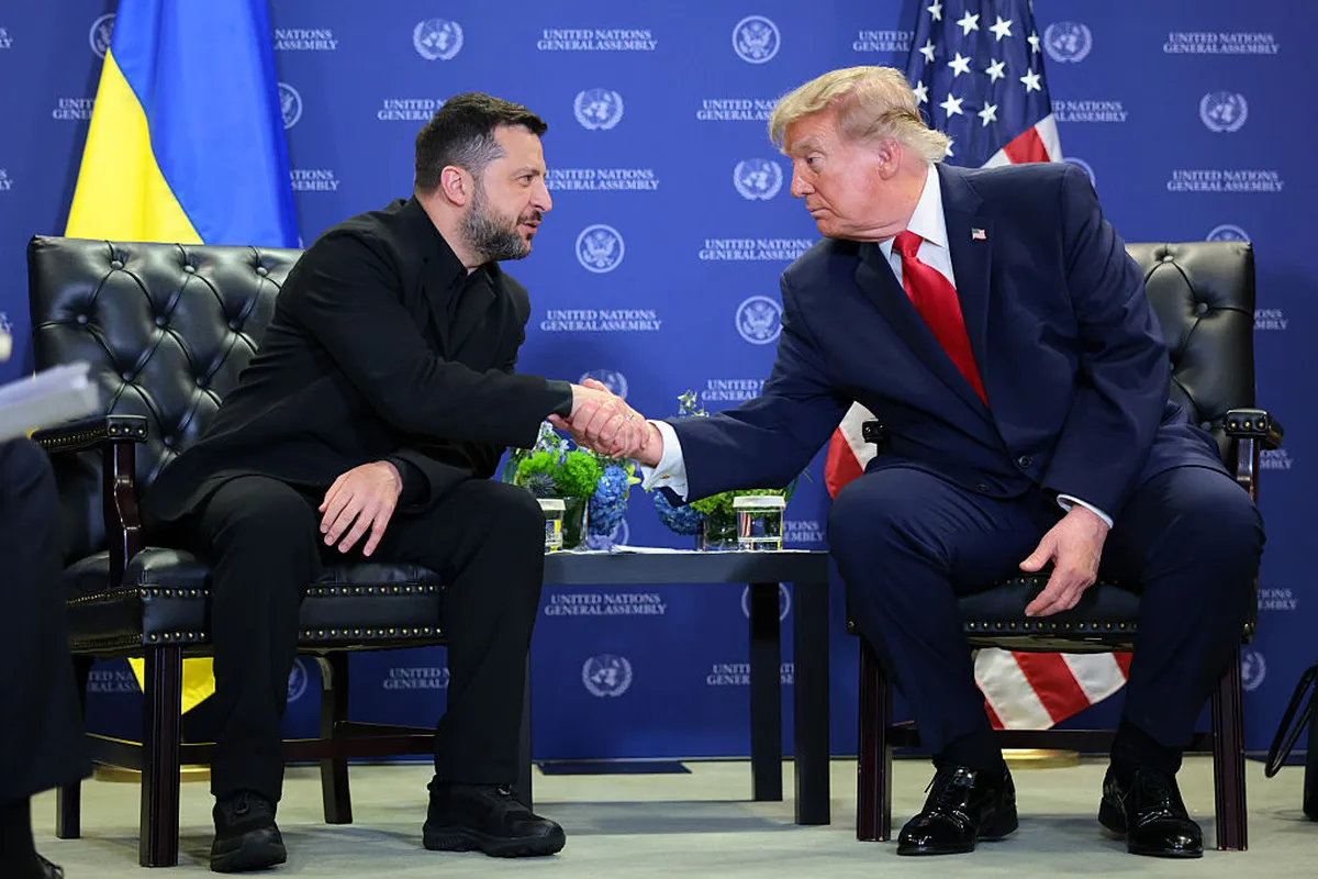 зеленский и трамп, встреча