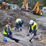 Теплосеть на улице Вадул-луй-Водэ в Кишинёве отремонтировали, но дорога остаётся закрытой 