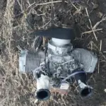 Падение дрона в Дондюшанском районе: обломки нашли в 100 метрах от воронки 