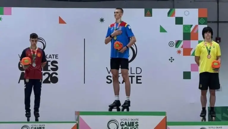 Максим Карайон выиграл золото в прыжках на роликах на World Skate Games 2026