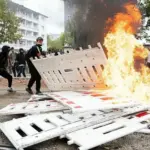 Протесты школьников во Франции переросли в беспорядки: поджоги школ и нападения на директоров