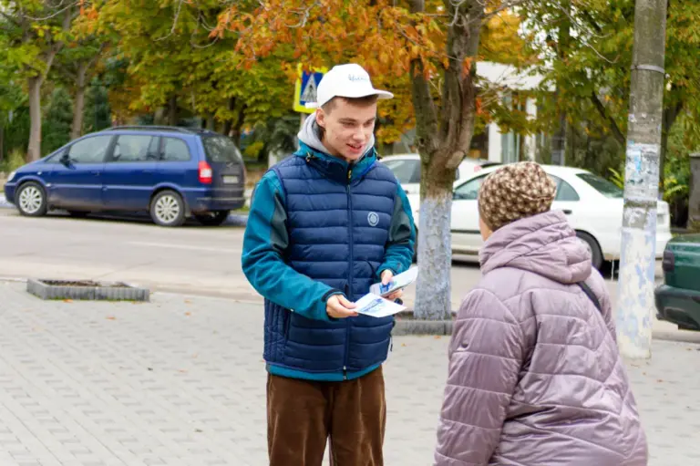 Волонтеры ЦИК в Комрате