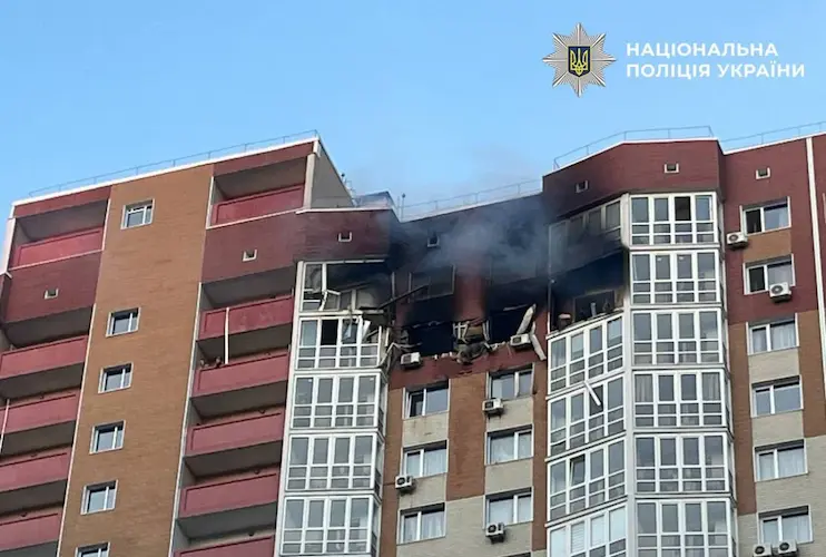 удар по дому в киеве, 2 октября